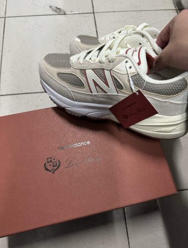 【🥰배주현 동형】뉴발란스 x 로로 피아나 990v6 메이드 인 USA 크림 U990LO6 photo review