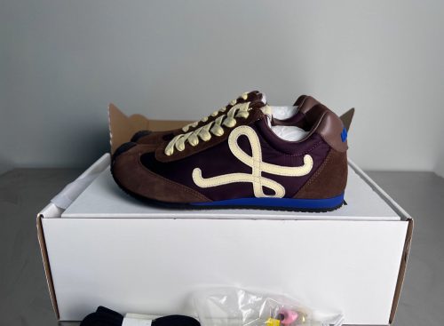 【🥰2025 핫한 신상】LOEWE Ballet Runner 2.0 나일론 소가죽 라이프 캐주얼화 브라운 LBR2282X11-4865 photo review