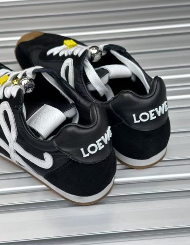 【🥰2025 핫한 신상】LOEWE Ballet Runner 2.0 나일론 소가죽 라이프 캐주얼화 블랙 M816282XB3-1102 photo review