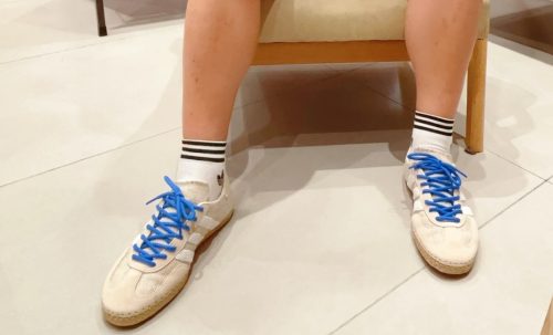 【😍Jennie같은 항】CLOT x 아디다스 오리지널스 가젤 인도어 헤일로 아이보리 IH3144 photo review